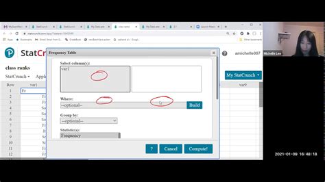 Image result for Frequency Distribution StatCrunch