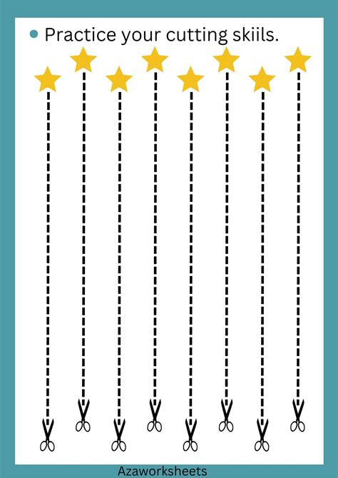 Improve Scissor Skills with Fun Worksheets