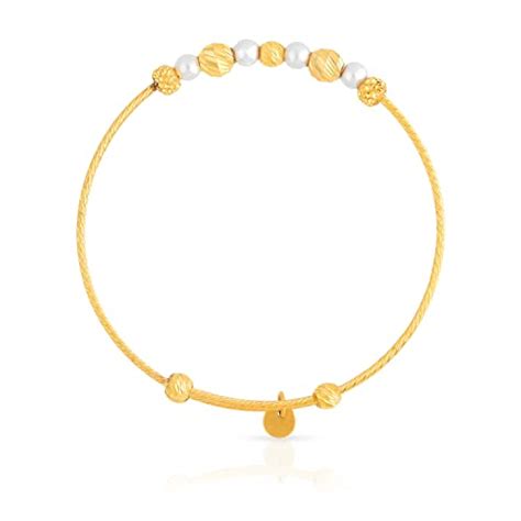 Buy Malabar Gold and Diamonds 22 KT purity Yellow Gold Bangle BASUZA005 ...