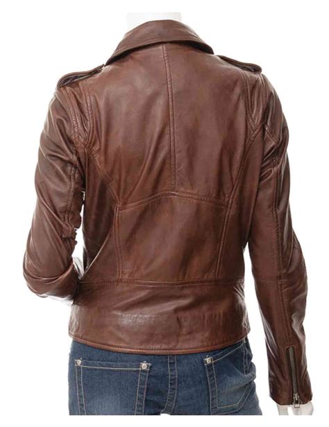 Brown Leather Jacket For Womens - Hjackets