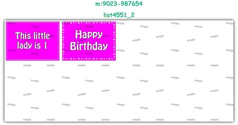 Slogan Placard | Message Props | Props | Birthday Designs