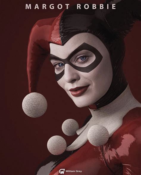 FANART: Margot Robbie’s Harley Quinn with the court jester outfit by ...
