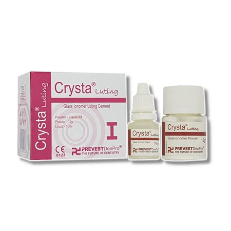 Prevest Crysta Luting I | Translucent Fine Particle Glass Ionomer Luti ...