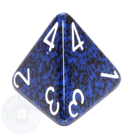 Speckled Granite 4-Sided Dice (d4) For Sale | Dice Game Depot