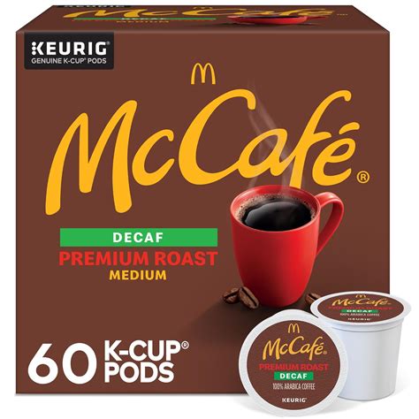 Amazon.com: McCafe Premium Roast Decaf Coffee, Single Serve Keurig K ...