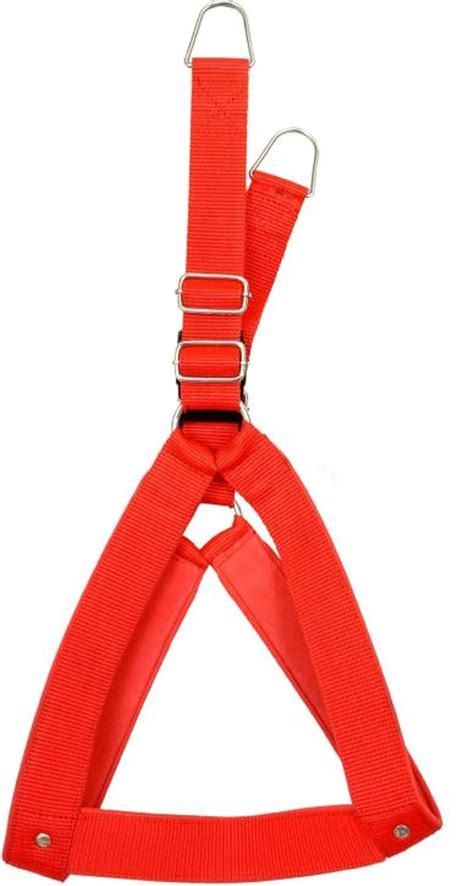 Pedigone 1 inch Red Color Dog Body Cross/Dog Body Harness Dog Belt for ...