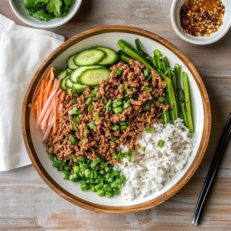 Tasty And Healthy Teriyaki Ground Turkey Bowl Recipe