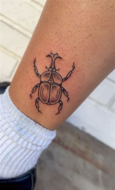 beetle tattoo | Beetle tattoo, Insect tattoo, Funky tattoos