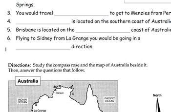 Using a Map Worksheet 的图像结果