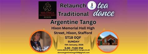 RELAUNCH: “TRADITIONAL ARGENTINE TANGO TEA DANCE” MILONGA DOMINGUERO ...