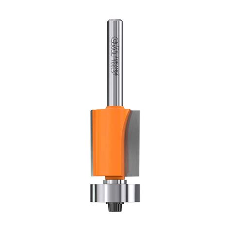 CMT 806.191.11 Super-Duty Flush Trim Bit, 1" Cutting Length, 1/4" Shank ...