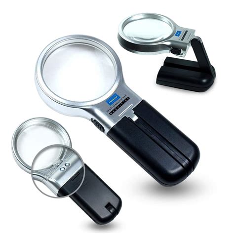FreshDcart 3 in 1 Portable Magnifying Lens 3X High-Powered ...