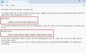 Image result for BitLocker Recovery Key Generator