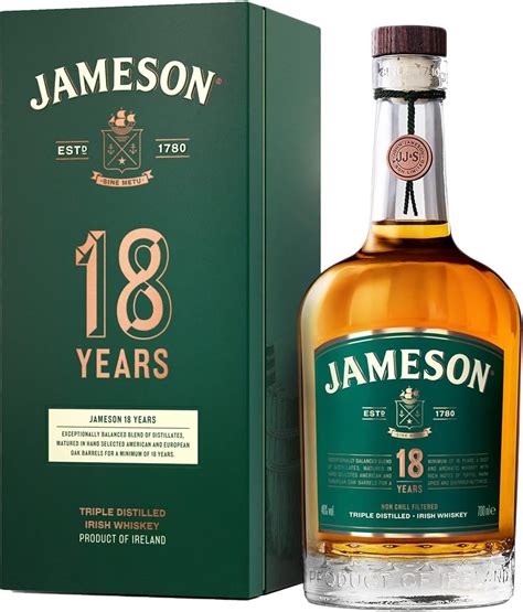 Jameson 18 Year Old Triple Distilled Irish Whisky, 70cl