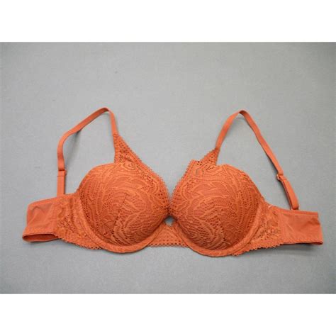 34A Auden Womens Brown Lined Underwire Back Closure... - Depop