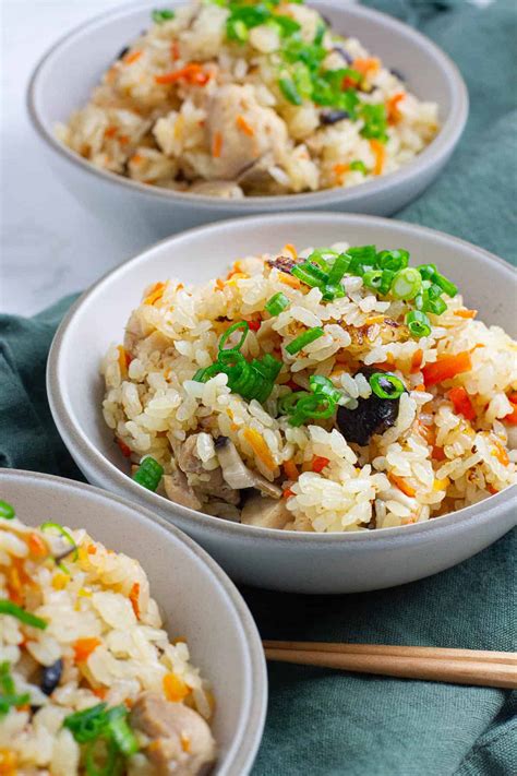 Japanese Rice Cooker Chicken Rice - Plates by Nat