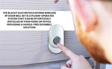 Blackt Electrotech : BT01DB 230 Volt Plugin operated Wireless RF Door ...