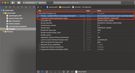 Xcode MapKit 的图像结果