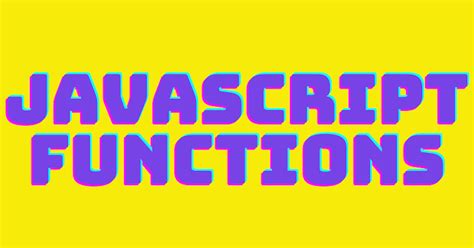 Image result for Function Types in JavaScript