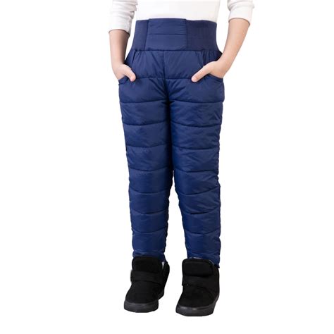 BJUTIR Boys Snowsuit Little Girls Boys Solid Snow Pants Thick Winter ...
