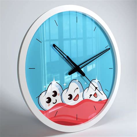 Healthy Tooth Handcrafted Dentist Office Wall Clock – Wall Melody
