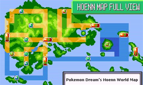 Ruby/Sapphire - World Map - PokeDream