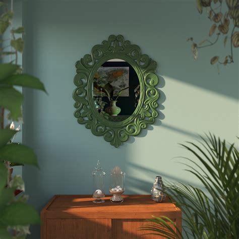 Ornate Vintage Wall Mirror - Decorative Frame Home Decor