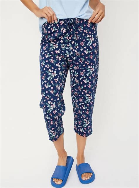 Buy Women Printed Cotton Lounge T-shirt with Capris Online at just Rs ...