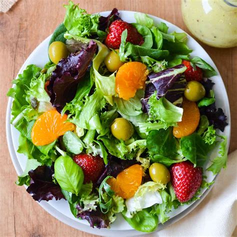 Summer Mixed Green Salad - Natural Fit Foodie