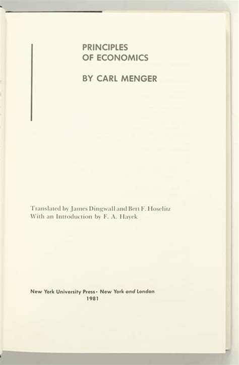 Carl Menger Principles of Economics 的图像结果