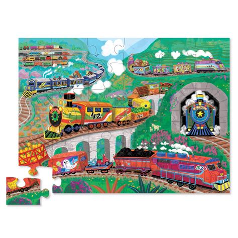 Crocodile Creek - Floor Puzzle 36 piece All Aboard! | Little Wishes ...