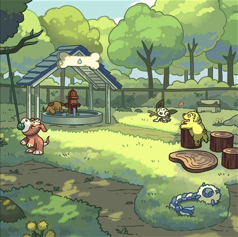 MME29-S1: Outdoor Playful Petpet Park Background | Neopets Cheats