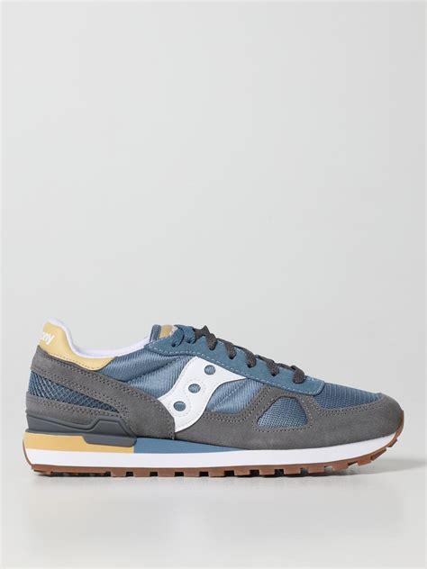 SAUCONY: Sneakers men - Steel | Saucony sneakers S2108 online at GIGLIO.COM