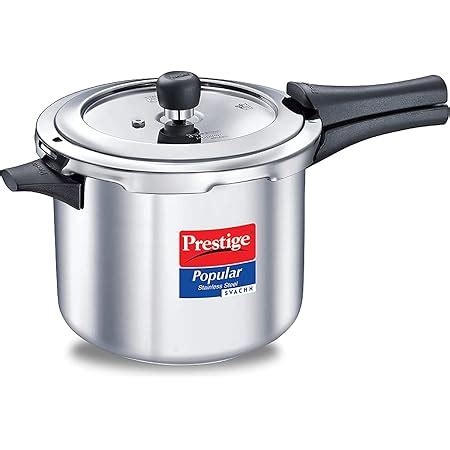 Buy Prestige Svachh Popular Spillage Control Stainless Steel Outer Lid ...