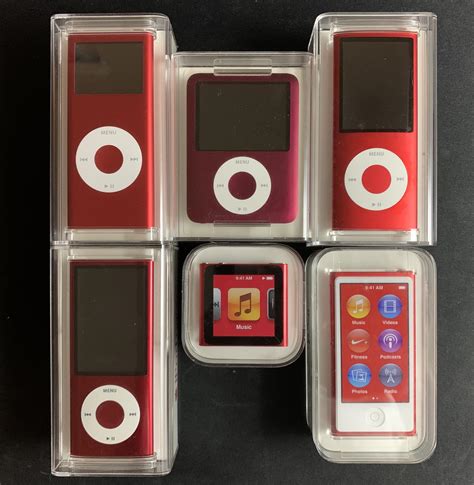 Complete (PRODUCT) RED iPod Nano Collection : r/ipod