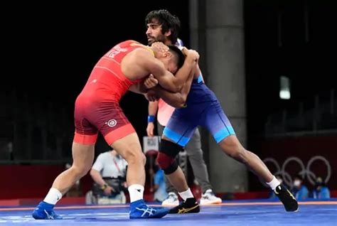 The Indian wrestler defeated the Kyrgyz player in the 65 kg category