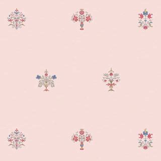 Light Pink Indian Motif Wallpaper | Life n Colors
