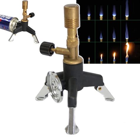 Buy Portable Bunsen Burner, Brass Lab Bunsen Burner with Tripod ...