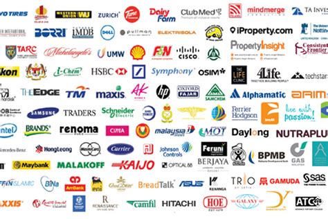 Electronic Brand Logos