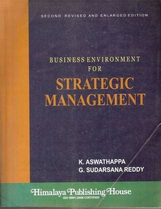 Business Environment For Strategic Management 2nd Edition: Buy Business ...