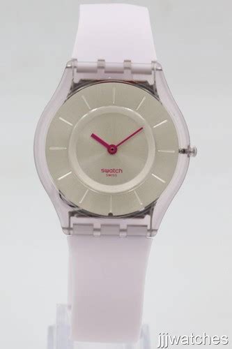 Buy New Swiss Swatch CREAMY Pale Purple Silicone Skin Watch 34mm ...