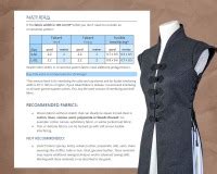 Womans Tabard Vest with high collar - digital pattern with sewing guide