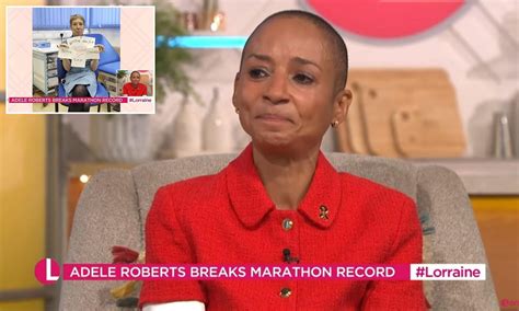 Adele Roberts breaks down in tears live on Lorraine as she receives emotional message from her ...