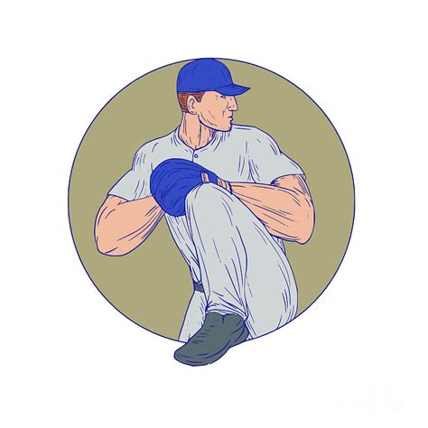 Baseball Pitcher Drawing 的图像结果
