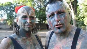 Meet tattoo-loving couple with nearly 100 body modifications and a ...