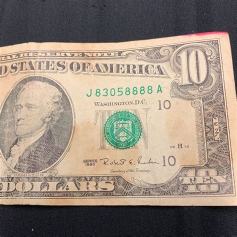 Rare 10 Dollar Bills