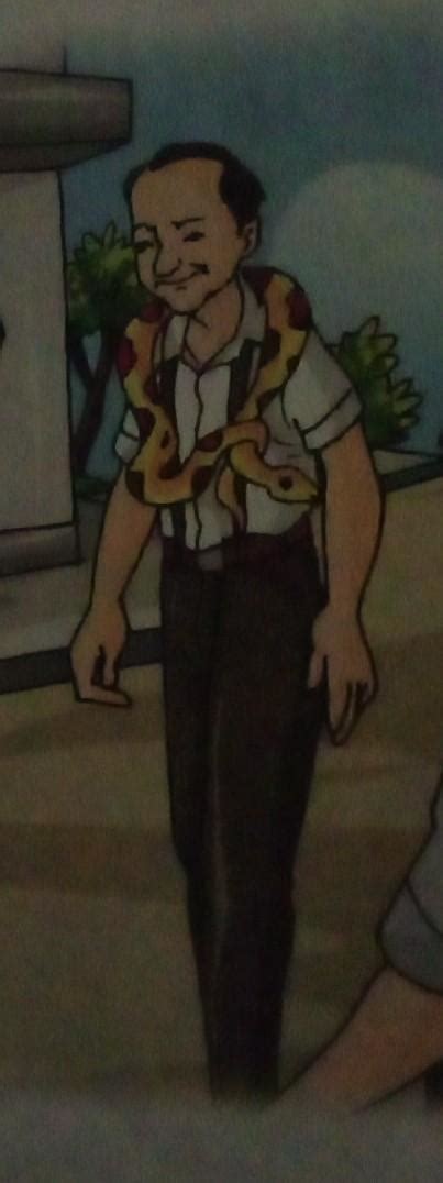 Character sketch of The Python the story grandfather and the python ...