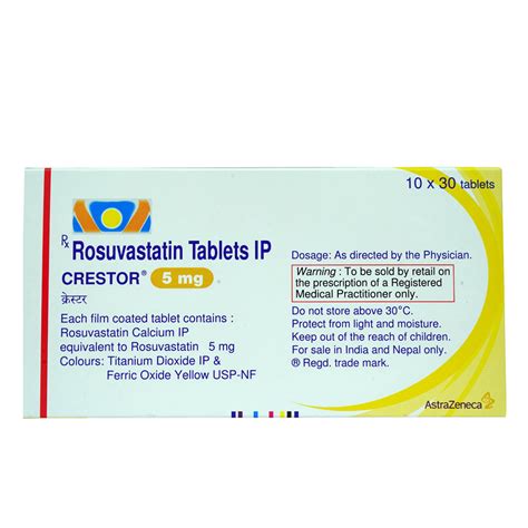 Crestor 5 mg Tablet | Uses, Side Effects, Price | Apollo Pharmacy
