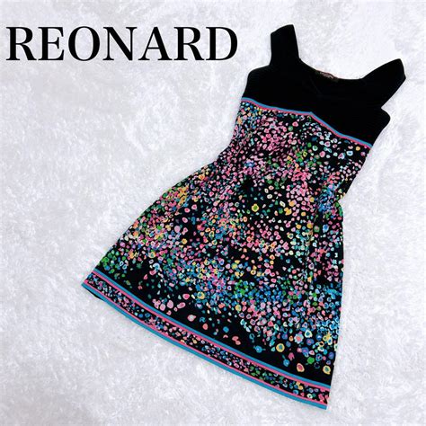 【美品】REONARDクリーニング済み ノースリーブ 花柄 イラスト Mサイズ by メルカリ