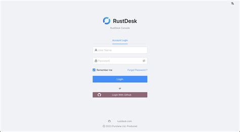 Consola Web – Documentación para RustDesk